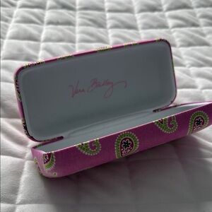 Vera Bradley Pink Paisley Glasses Case
